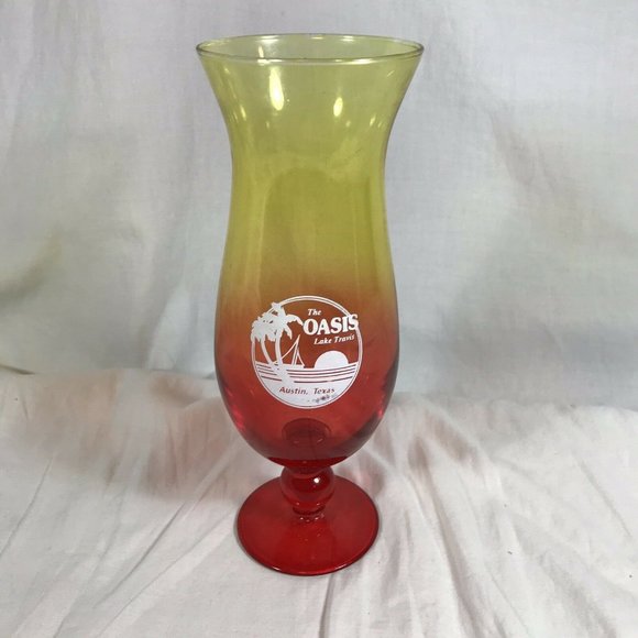 Unbranded Other - Oasis Lake Travis Hurricane Cocktail Glass Austin